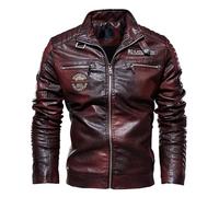 Chaqueta de invierno para hombre, cuello alto, múltiples bolsillos, ropa exterior informal aislada para paseos de invierno, viajes, camping y uso diario, adecuada para viajes, trabajo y actividades de