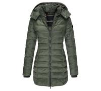 Chaqueta de invierno para mujer, abrigo largo acolchado y ajustado, abrigo | Abrigo con capucha de longitud media, grueso, acolchado, ligero, conjunto de otoño/invierno, parka.