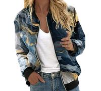 Chaqueta de invierno para mujer, verano y primavera, chaqueta de entretiempo, cárdigan de flores, chaqueta bomber, chaqueta boho, chaqueta ligera de manga larga, chaqueta de leopardo, elegante, con