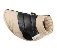 Chaqueta de Invierno para Perros, Abrigo Cálido Reflectante, Corta-Viento, Cremallera, Chaleco Impermeable con D-Ring para Cachorros Pequeños y Medianos,Caqui,5XL