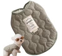 Chaqueta de invierno para perros pequeños - Abrigo para perros forrados para cachorros | Chaleco de nieve caliente con apertura de arnés, ropa a prueba de viento para mascotas para días fríos,