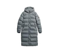 Chaqueta de invierno Superdry Longline Puffer de microfibra con capucha para mujer - 10