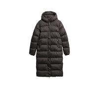 Chaqueta de invierno Superdry Longline Puffer de microfibra con capucha para mujer - 36