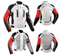 Chaqueta de la Moto de Cordura malla protectores impermeable 4 capas 4 Seasons