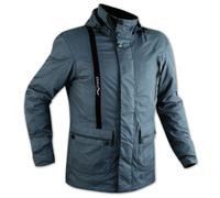 Chaqueta de la Moto Impermeable Termica Extraíble Protecciones CE Azul