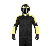 Chaqueta de lluvia Bering Maniwata Negro/FlúorM Negro,Flúor