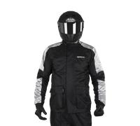 Chaqueta de lluvia Bering Maniwata Negro/PlateadoL Negro,Plateado
