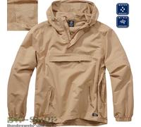 CHAQUETA DE LLUVIA DE VERANO BRANDIT WINDBREAKER CHAQUETA CORTAVIENTOS CAPUCH...