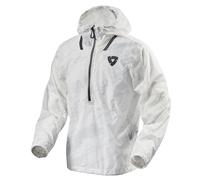 Chaqueta de lluvia para moto Revit Rain Smock Barrier Blanco 2XL