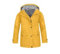 Chaqueta de lluvia para niños y niñas, chaqueta cortavientos impermeable, parka con capucha para niños, chaquetas de lluvia ligeras con bolsillos, cremallera completa, botón de abajo, ropa preppy