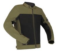 CHAQUETA DE MALLA RICHA TOULON MOTO MOTO VERDE OLIVA