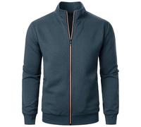 Chaqueta de Manga Larga de otoño e Invierno de Color sólido para Hombre, Abrigo, cárdigan con Cremallera a Cuadros Cuadrados, Sudadera Jack Chaqueta Chaqueta Jack Hombre Invierno