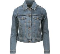 Chaqueta De Mezclilla Negra O Azul Para Mujeres De So Denim Con Mangas Largas
