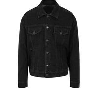 Chaqueta De Mezclilla Negra O Azul Para Mujeres De So Denim Con Mangas Largas