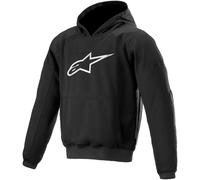 Chaqueta de moto Alpinestars Ageless con capucha negra 2XL