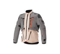 Alpinestars AMT-10 R Drystar® XF chaqueta textil impermeable para motocicletas, gris-beige, tamaño 3XL para Hombres