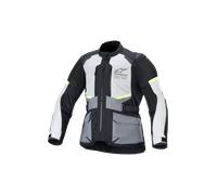 Alpinestars Andes Air, Chaqueta textil Drystar M male Gris Claro/Gris Oscuro/Negro/Amarillo Neón