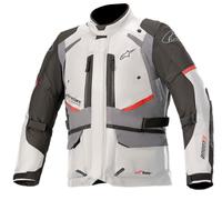 Chaqueta de moto Alpinestars Andes Drystar Gris-Negro-Rojo M