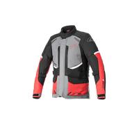 Alpinestars Andes V3 Drystar Chaqueta textil de motocicleta, negro-gris-rojo, tamaño M para Hombres