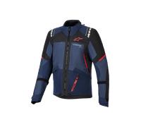 Alpinestars Andes V4 Drystar Chaqueta textil impermeable para motocicleta, azul/negro, Talla 6XL