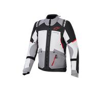 Chaqueta Andes V4 Drystar Gris Oscuro Gris Hielo Negro Rojo Brillante