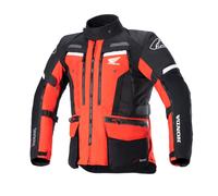 Chaqueta de moto Alpinestars Bogotá PRO Drystar Honda colección rojo fluorescente y negro 4XL
