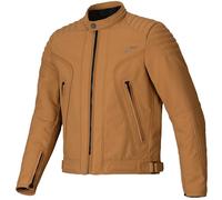 Chaqueta De Moto Alpinestars Clayton Resistente Al Agua - Marrón Útil/Oro Claro