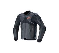 Chaqueta De Moto Alpinestars De Cuero Atem V5 - Negro 310652410