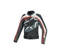 Chaqueta de Moto Alpinestars Idles Blanco roto/rojo llama/negroS Blanco roto,rojo llama,negro