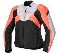 Chaqueta De Moto Alpinestars Impermeable Stella T - Jaws V4 - Negro/Hielo/Gris/C