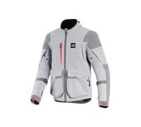 Alpinestars Maxdura Drystar XF Chaqueta Textil de Motocicleta Impermeable, gris/gris claro, Talla 2XL