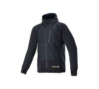 Alpinestars MO.ST.EQ Hybrid Chaqueta textil de motocicleta, negro, tamaño M para Hombres