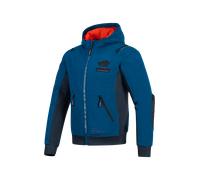 Alpinestars Moblast WP Chaqueta textil impermeable para motocicleta, Azul claro/azul oscuro, Talla L