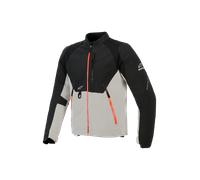 Alpinestars Provoke Chaqueta textil para motocicletas, negro/gris claro, Talla 4XL
