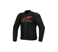 Alpinestars SMX Air Chaqueta textil de motocicleta perforada, negro/rojo/blanco, Talla 3XL
