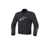 Alpinestars SMX chaqueta textil impermeable para motocicletas, negro-blanco-rojo, tamaño M para Hombres