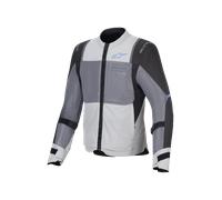 Alpinestars ST-2 Air Chaqueta Textil Moto, Gris oscuro/gris claro, Talla 4XL