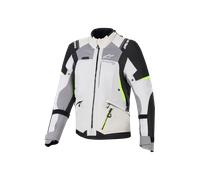 Chaqueta de Moto Alpinestars Stella Andes V4 Drystar Mujer Gris Hielo/Negro/Amarillo FlúorXS Gris Hielo,Negro,Amarillo Flúor