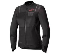 Chaqueta de moto Alpinestars Stella ST-2 Air para mujer, color negro 2XL