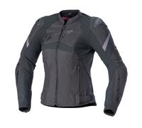 Chaqueta de moto Alpinestars Stella T-GP PLUS R 4 Negro-Rojo Flúor para mujer M