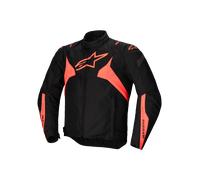 Alpinestars Chaqueta textil de moto T-Jaws V4 impermeable Negro-Rojo S para hombre