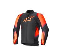 Alpinestars Chaqueta de moto T-SP 1 V2 textil impermeable Negro/Rojo flúor L