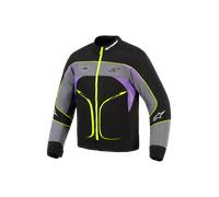 Chaqueta de moto Alpinestars Unite Negro/Asfalto/Violeta4XL Negro,Asfalto,Violeta
