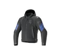Alpinestars Zaca Air Venom chaqueta textil impermeable para motocicletas, negro-azul, tamaño L para Hombres