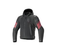 Alpinestars Zaca Air Venom chaqueta textil impermeable para motocicletas, negro-rojo, tamaño L
