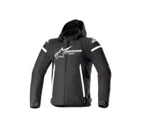Chaqueta de Moto Alpinestars Zaca impermeable Negro/Blanco3XL Negro,Blanco
