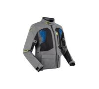 Chaqueta de Moto Bering Bakundu Gris/Negro/AzulXL Gris,Negro,Azul