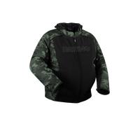 Bering Davis Camo King-Size, chaqueta textil impermeable Cintura XL male Negro/Verde Oscuro