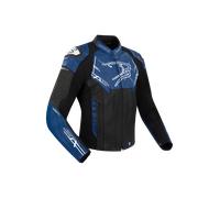 Chaqueta de Moto Bering Snap Negro/AzulL Negro,Azul