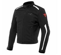 Dainese Hydraflux 2 Air D-Dry Jacket, Chaqueta Moto Impermeable, Hombre, Negro/Blanco, 52